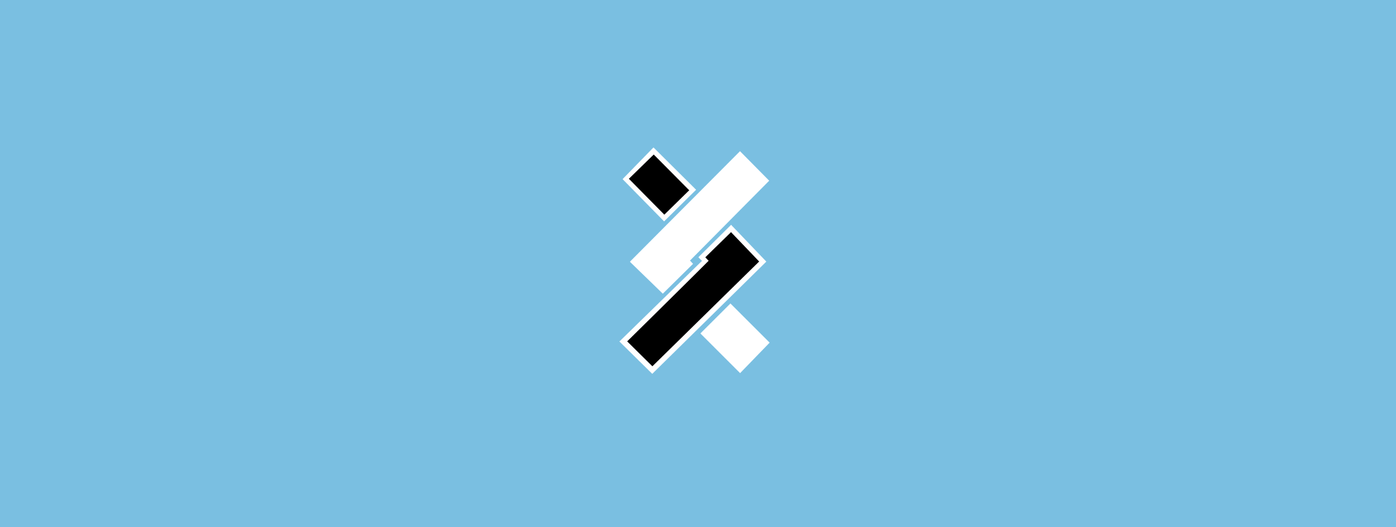 ULIX helix logo on blue background