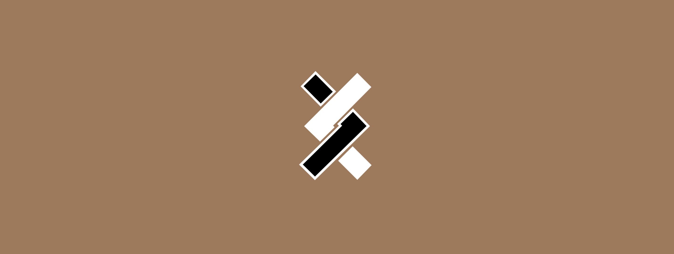 ULIX helix logo on brown background